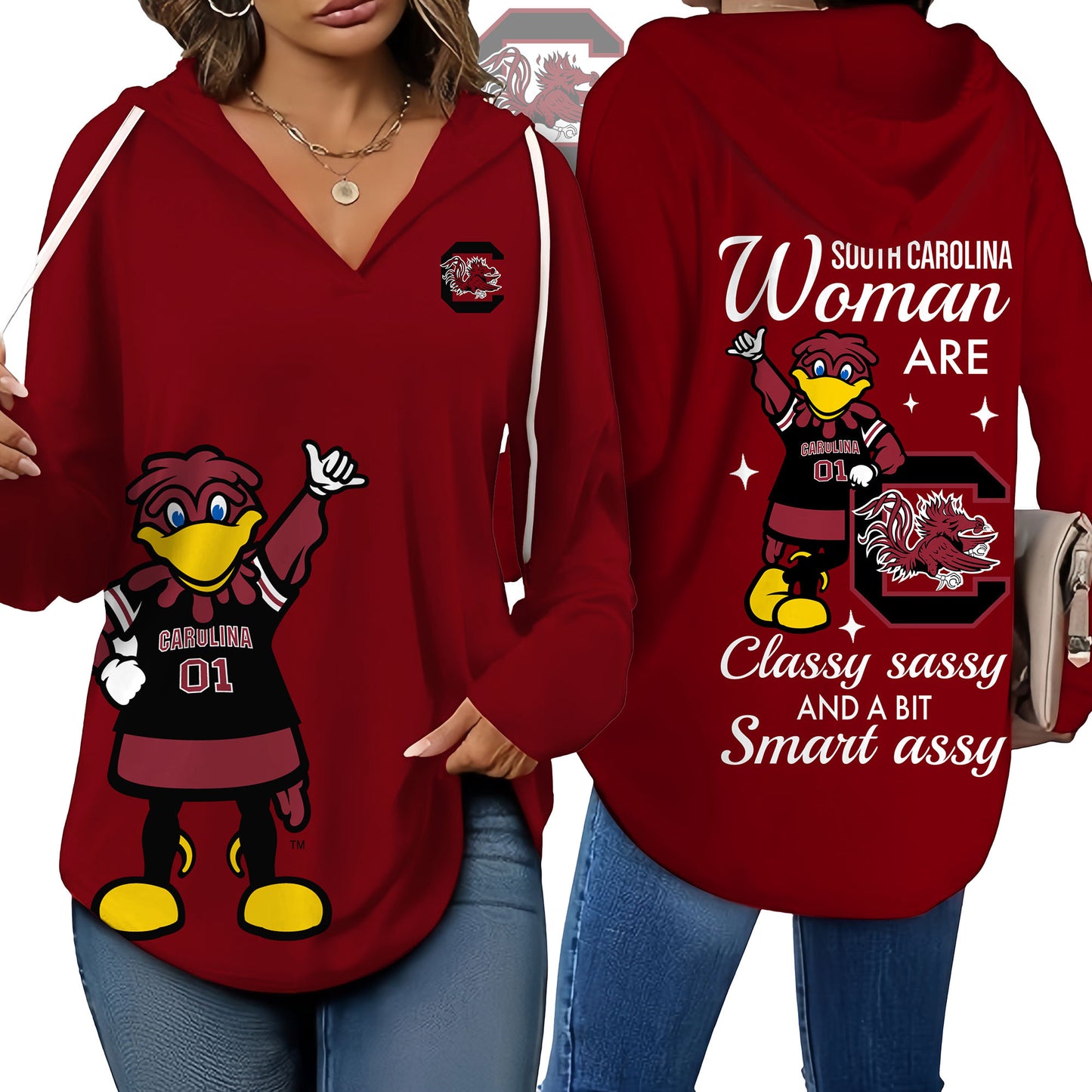SCG V-neck Hooded Sweatshirt NTY
