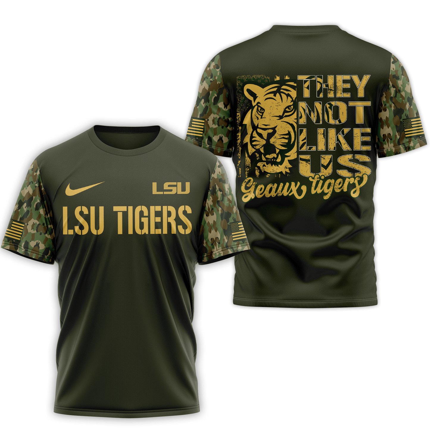 PREMIUM LSU 3D SHIRT MH