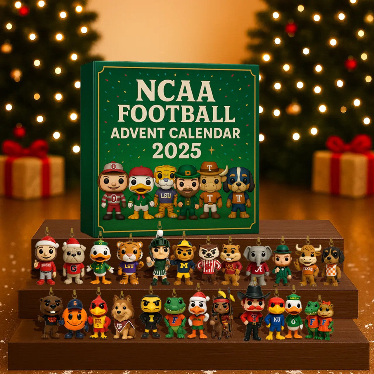 NCAA Mascots Premium Advent Calendar 2025 HTTT