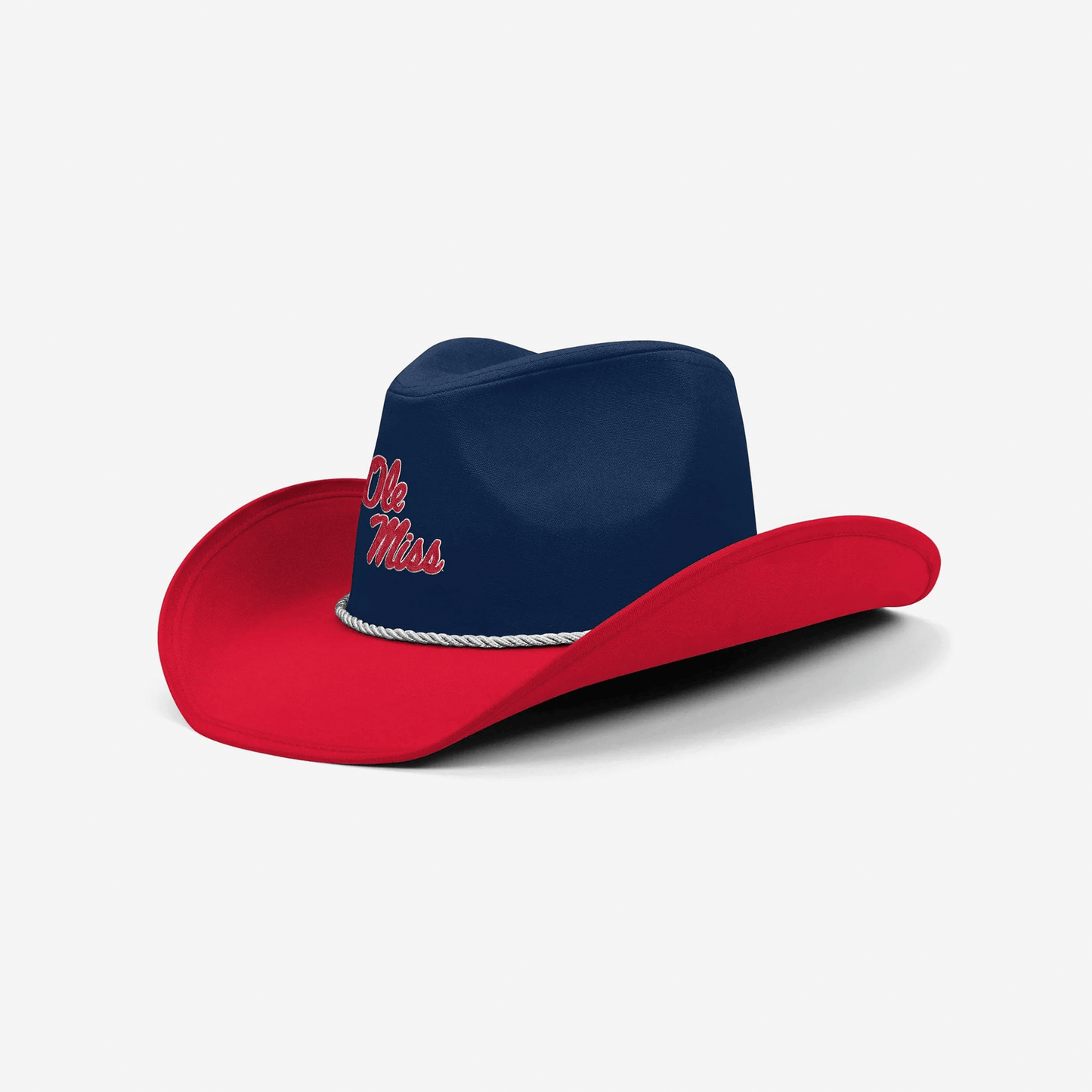 Ole Miss Rebels Two Tone Cowboy Hat OMR LNTH