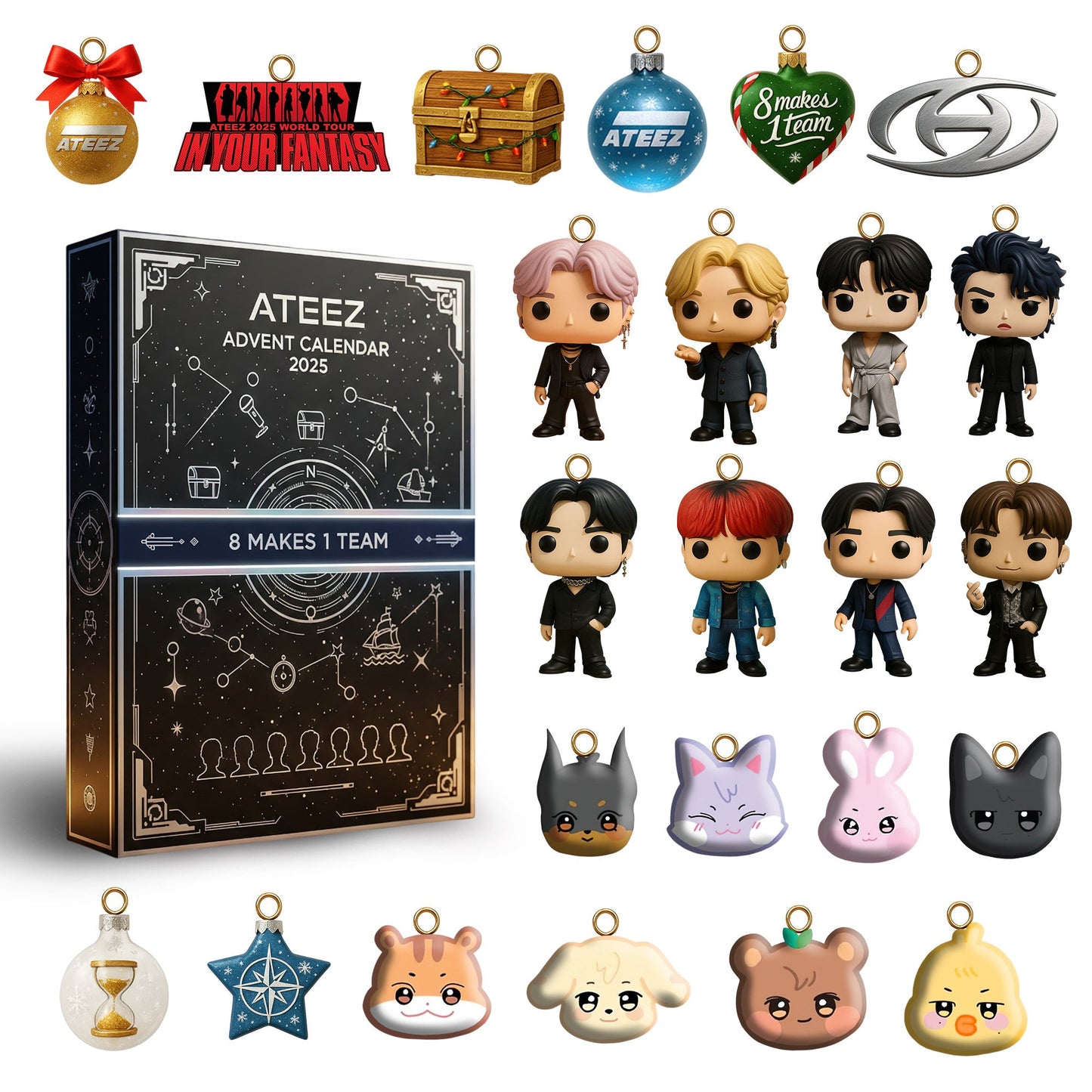 ATEEZ Premium Advent Calendar 2025 DAT