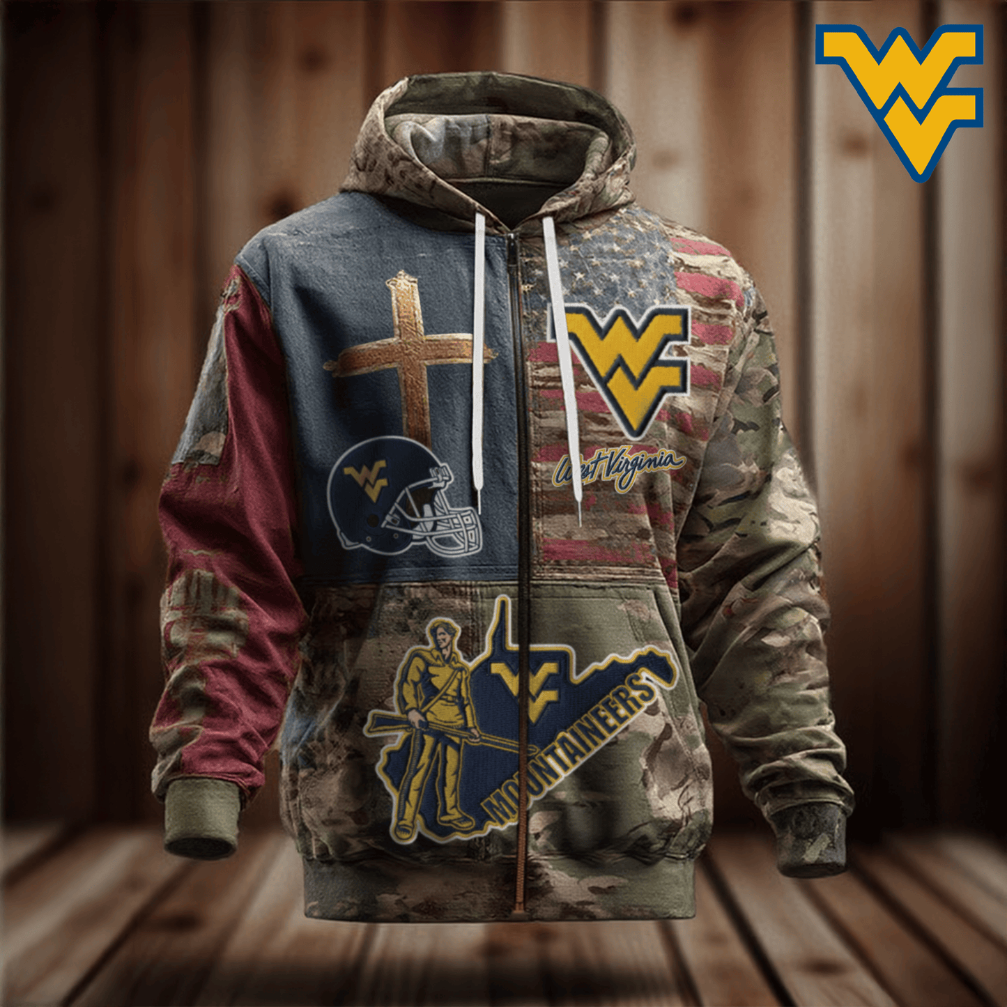 PREMIUM WVM 3D Men's Vintage Casual Hoodie LNTH