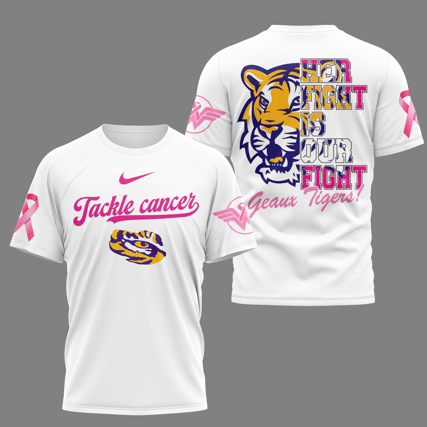 PREMIUM LSU 3D SHIRT LNTH