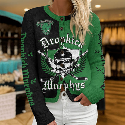 DKMP CARDIGAN SWEATSHIRT WITH BUTTON HTTT