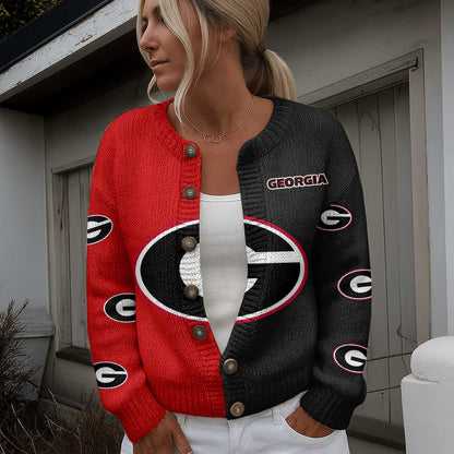 GGBD CARDIGAN SWEATSHIRT WITH BUTTON DAT