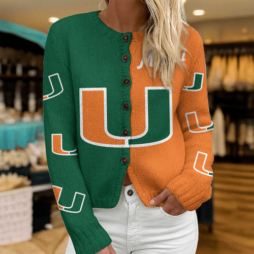 MHC CARDIGAN SWEATSHIRT WITH BUTTON DAT