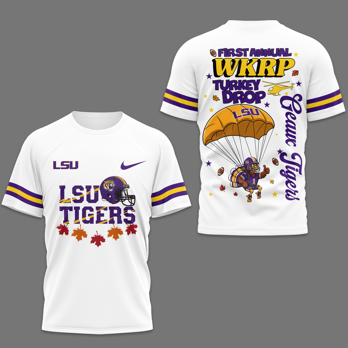 PREMIUM LSU THANKSGIVING 3D SHIRT HTTT 02