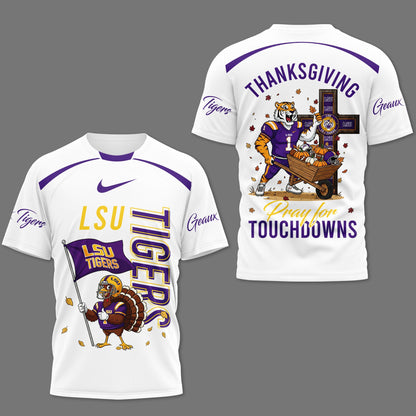 PREMIUM LSU THANKSGIVING 3D SHIRT HTTT 01