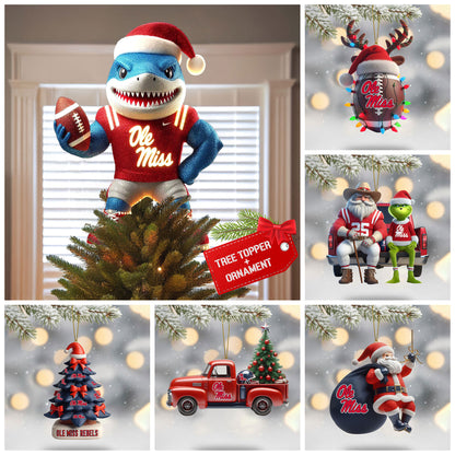 COMBO OMR CHRISTMAS TREE TOPPER WITH ORNAMENT DAT