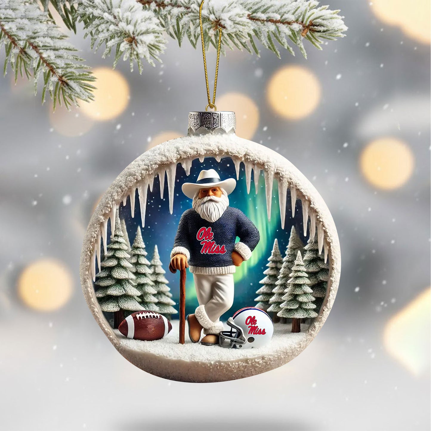 COMBO OMR CHRISTMAS TREE TOPPER WITH ORNAMENT DAT