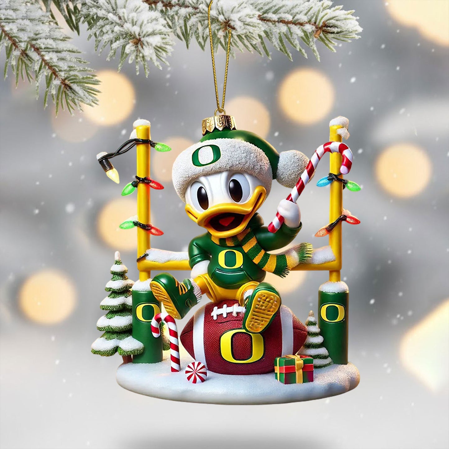 COMBO ORD CHRISTMAS TREE TOPPER WITH ORNAMENT DAT