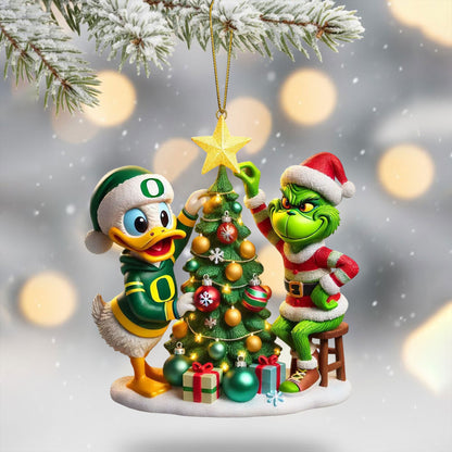 COMBO ORD CHRISTMAS TREE TOPPER WITH ORNAMENT DAT