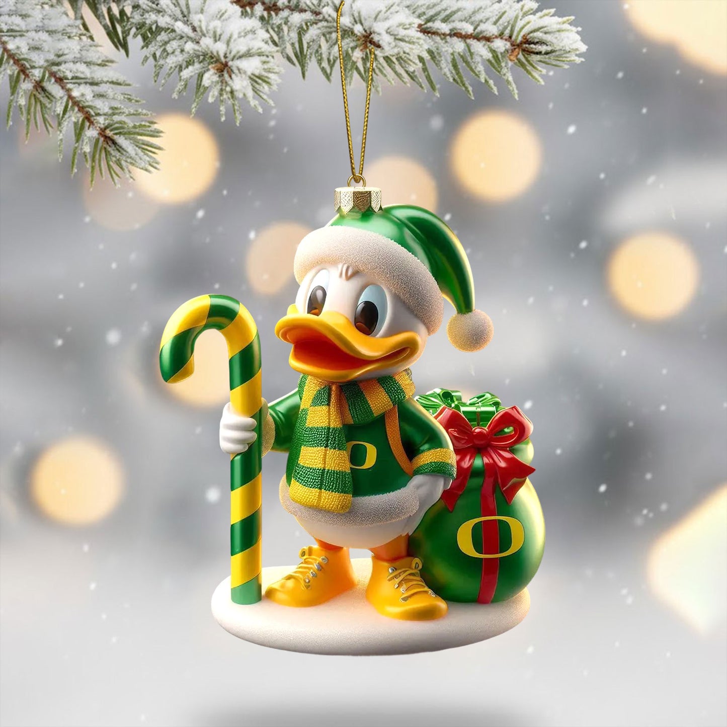 COMBO ORD CHRISTMAS TREE TOPPER WITH ORNAMENT DAT