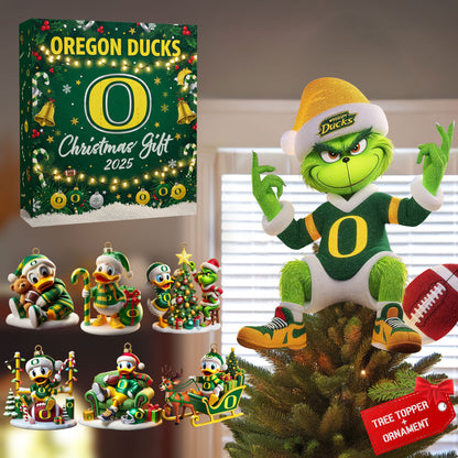 COMBO ORD CHRISTMAS TREE TOPPER WITH ORNAMENT DAT