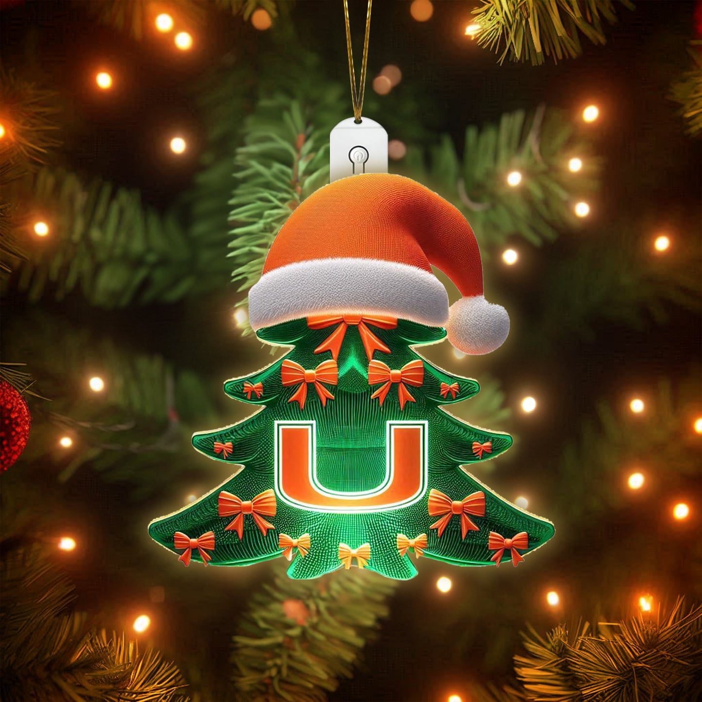 COMBO MHC CHRISTMAS TREE TOPPER WITH LED ORNAMENT LNTH