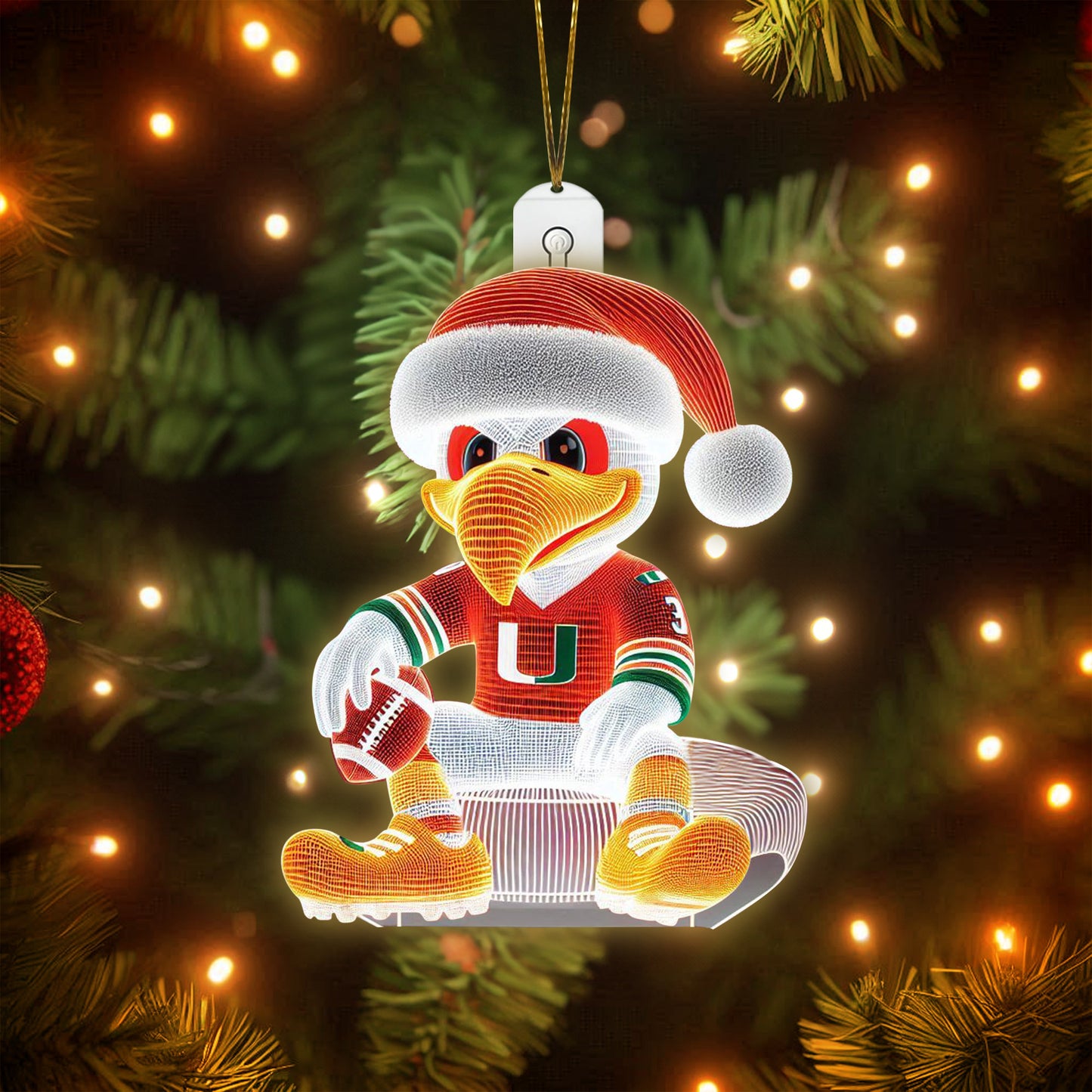 COMBO MHC CHRISTMAS TREE TOPPER WITH LED ORNAMENT LNTH