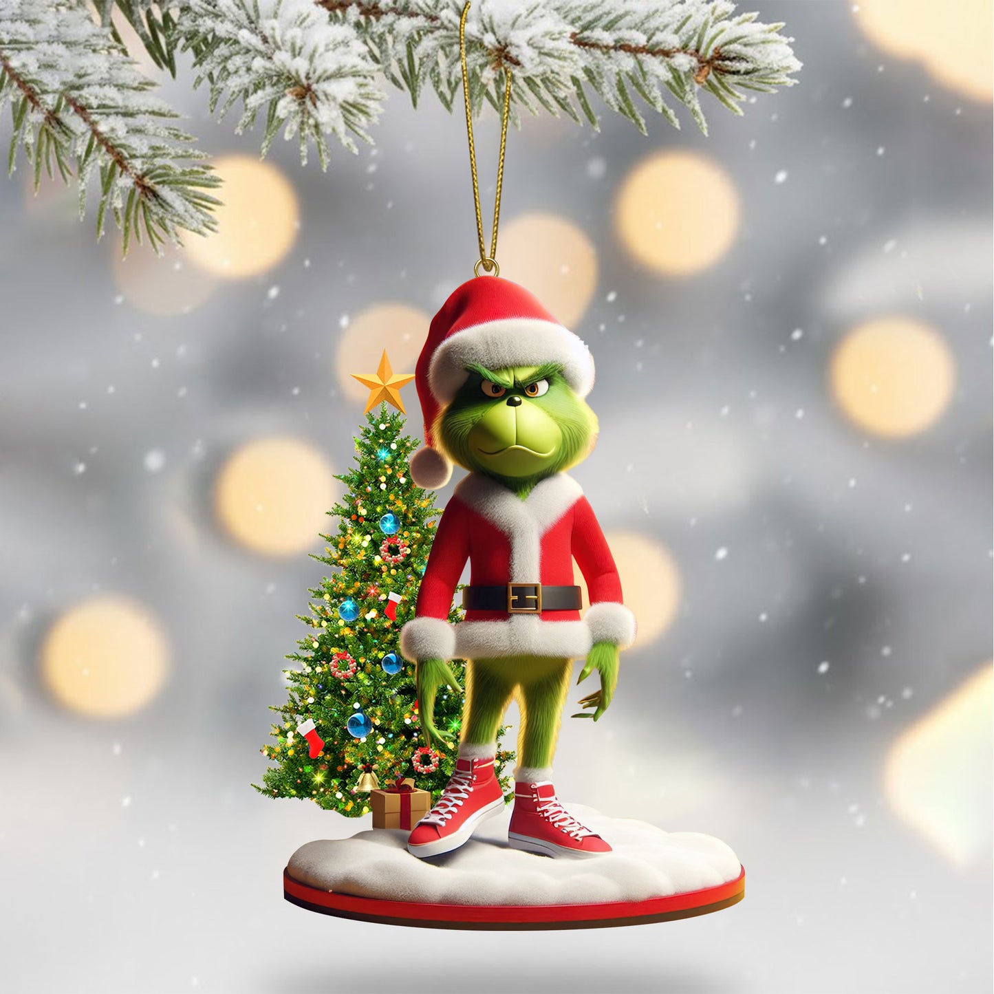 COMBO GTYJ CHRISTMAS TREE TOPPER WITH ORNAMENT DAT