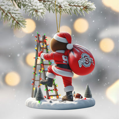 COMBO OSB CHRISTMAS TREE TOPPER WITH ORNAMENT DAT