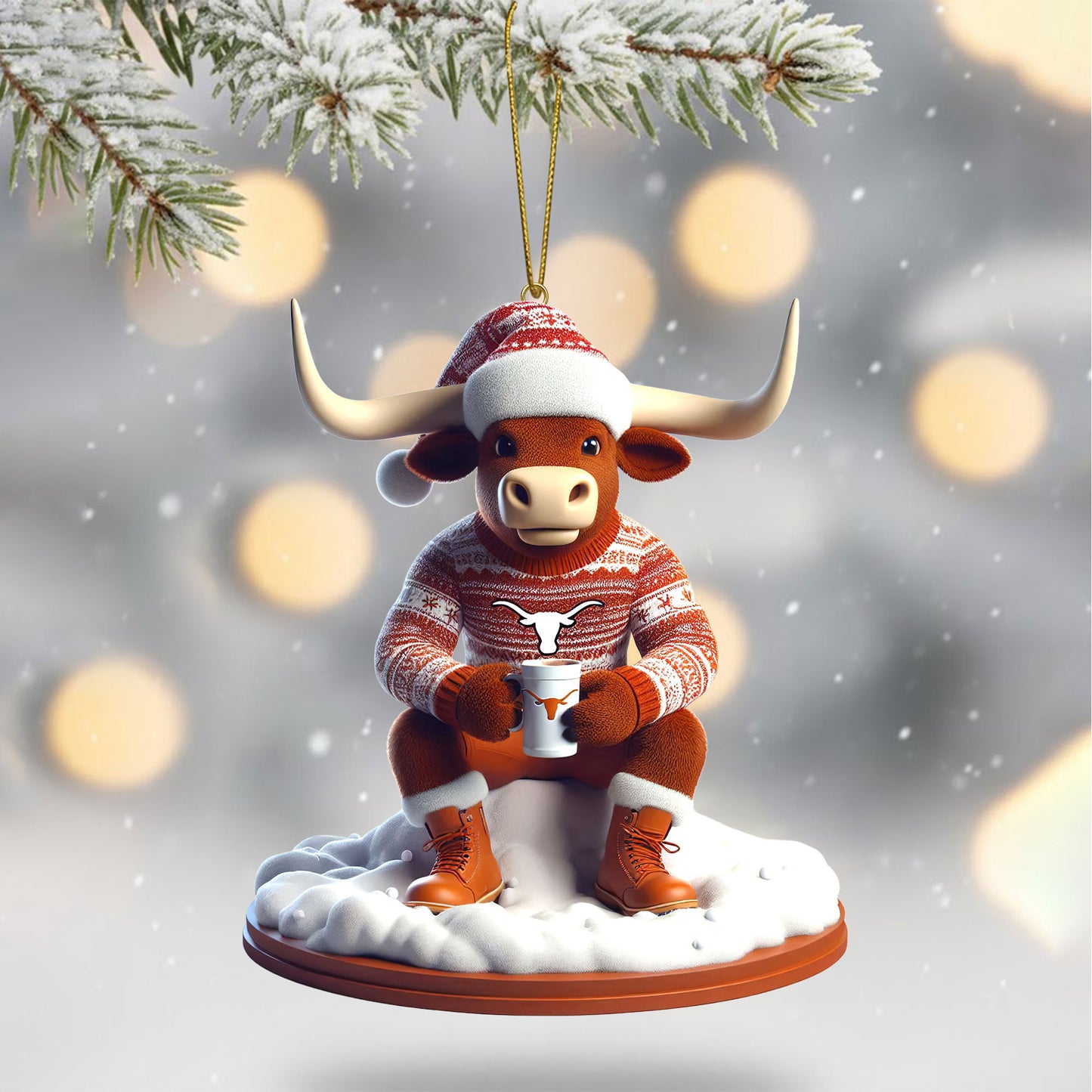 COMBO TLS CHRISTMAS TREE TOPPER WITH ORNAMENT DAT