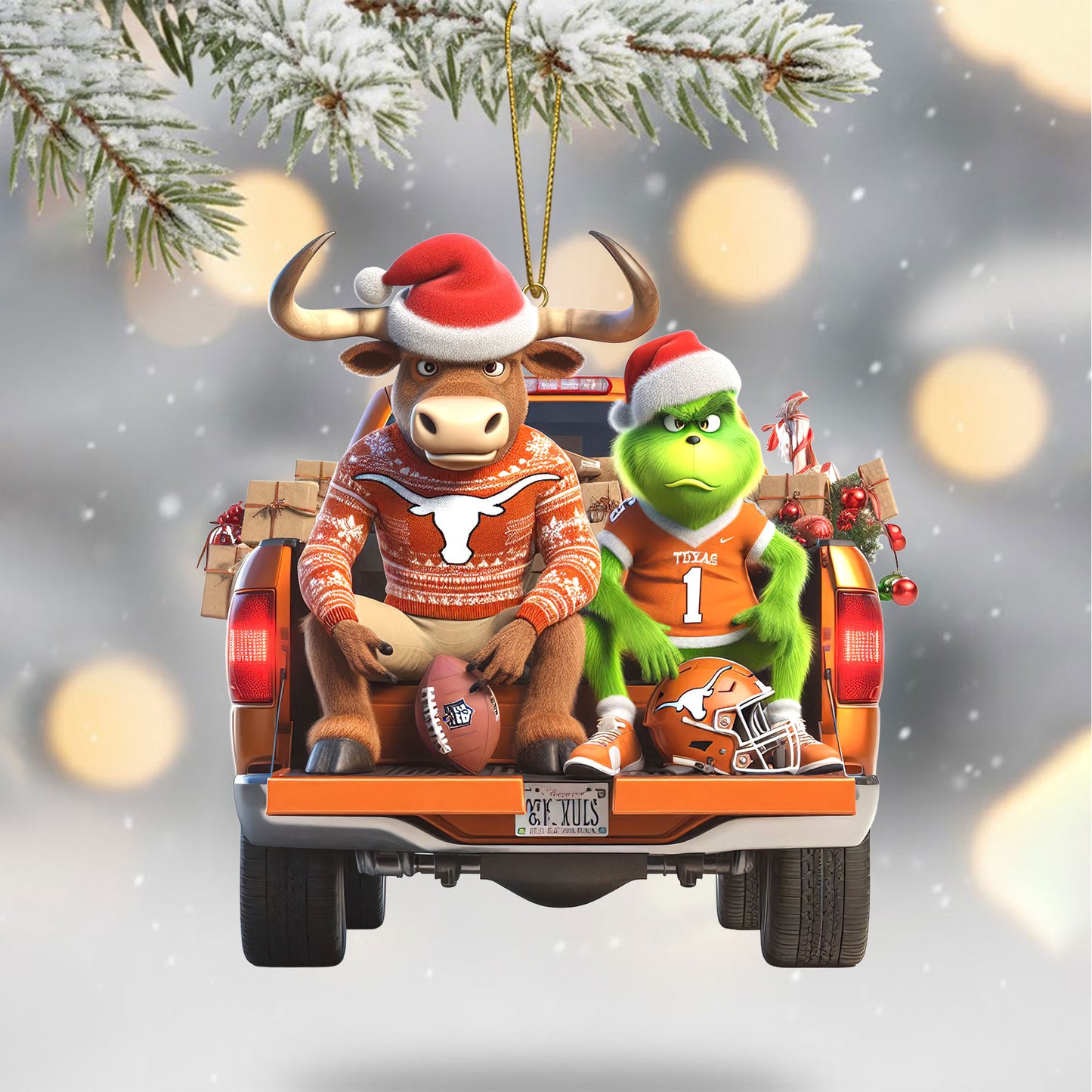 COMBO TLS CHRISTMAS TREE TOPPER WITH ORNAMENT DAT