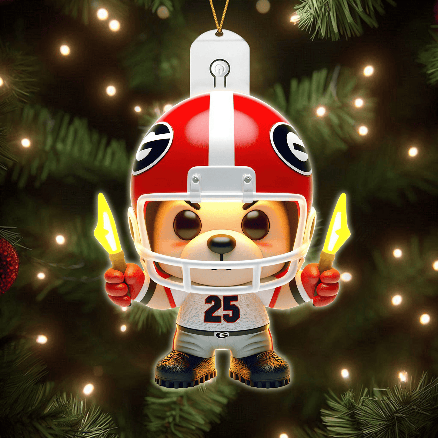 COMBO GGBD CHRISTMAS TREE TOPPER WITH LED ORNAMENT LNTH