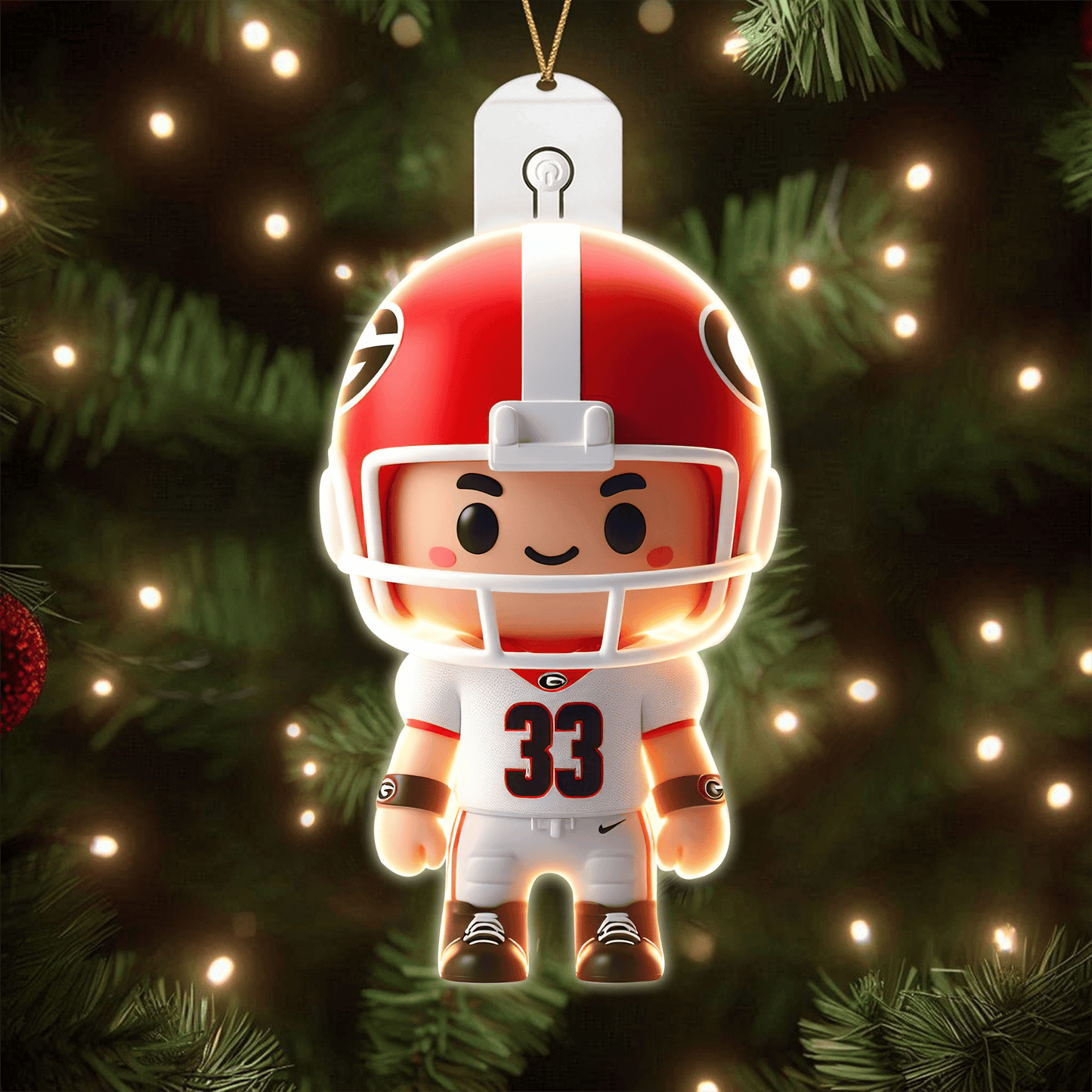 COMBO GGBD CHRISTMAS TREE TOPPER WITH LED ORNAMENT LNTH