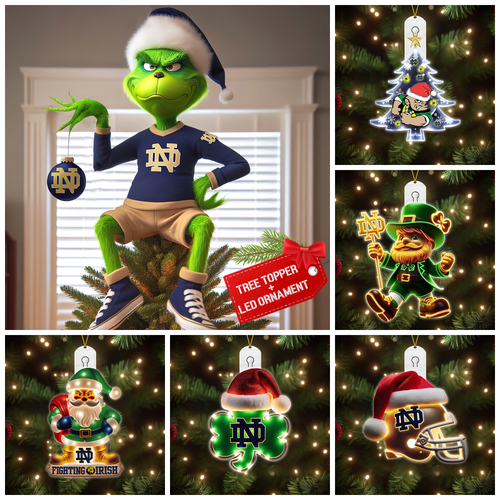 COMBO NDFI CHRISTMAS TREE TOPPER WITH LED ORNAMENT LNTH