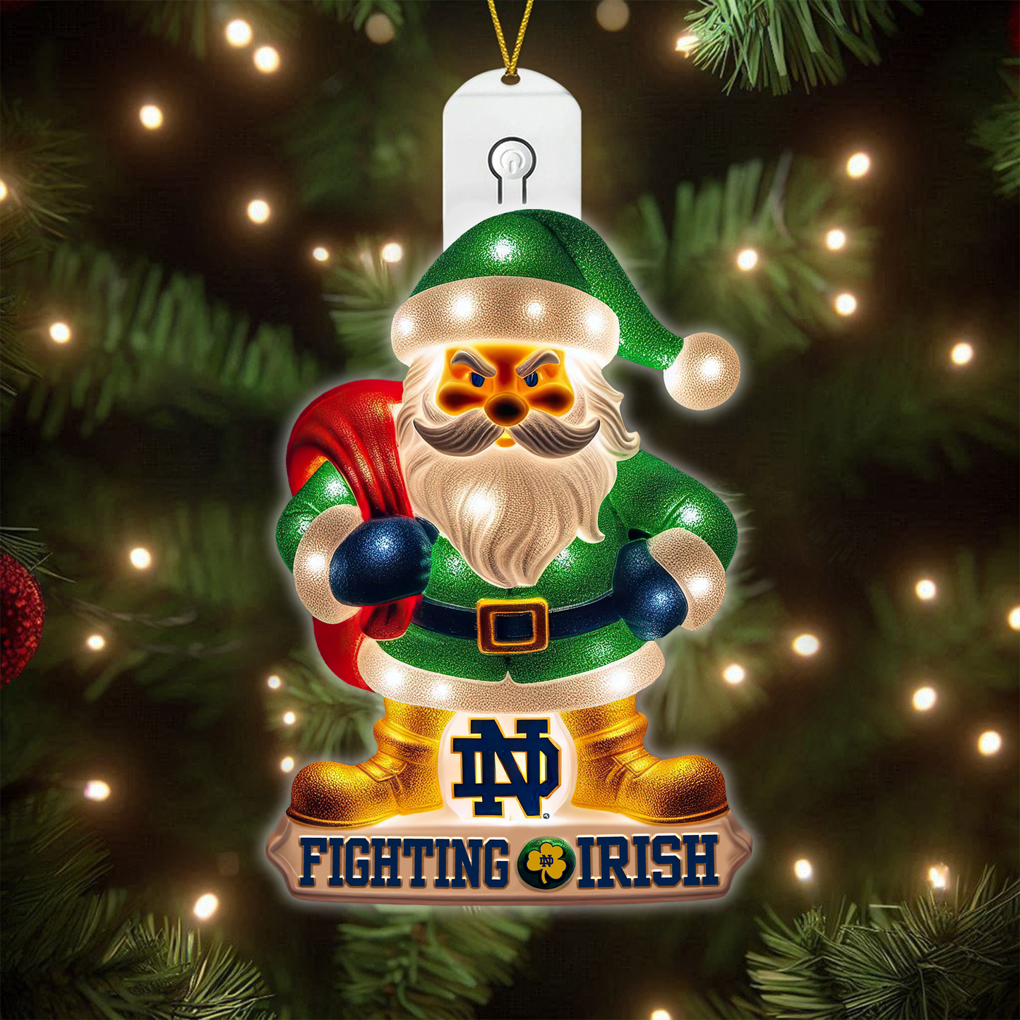 COMBO NDFI CHRISTMAS TREE TOPPER WITH LED ORNAMENT LNTH