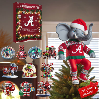 COMBO ACT CHRISTMAS TREE TOPPER WITH ORNAMENT DAT