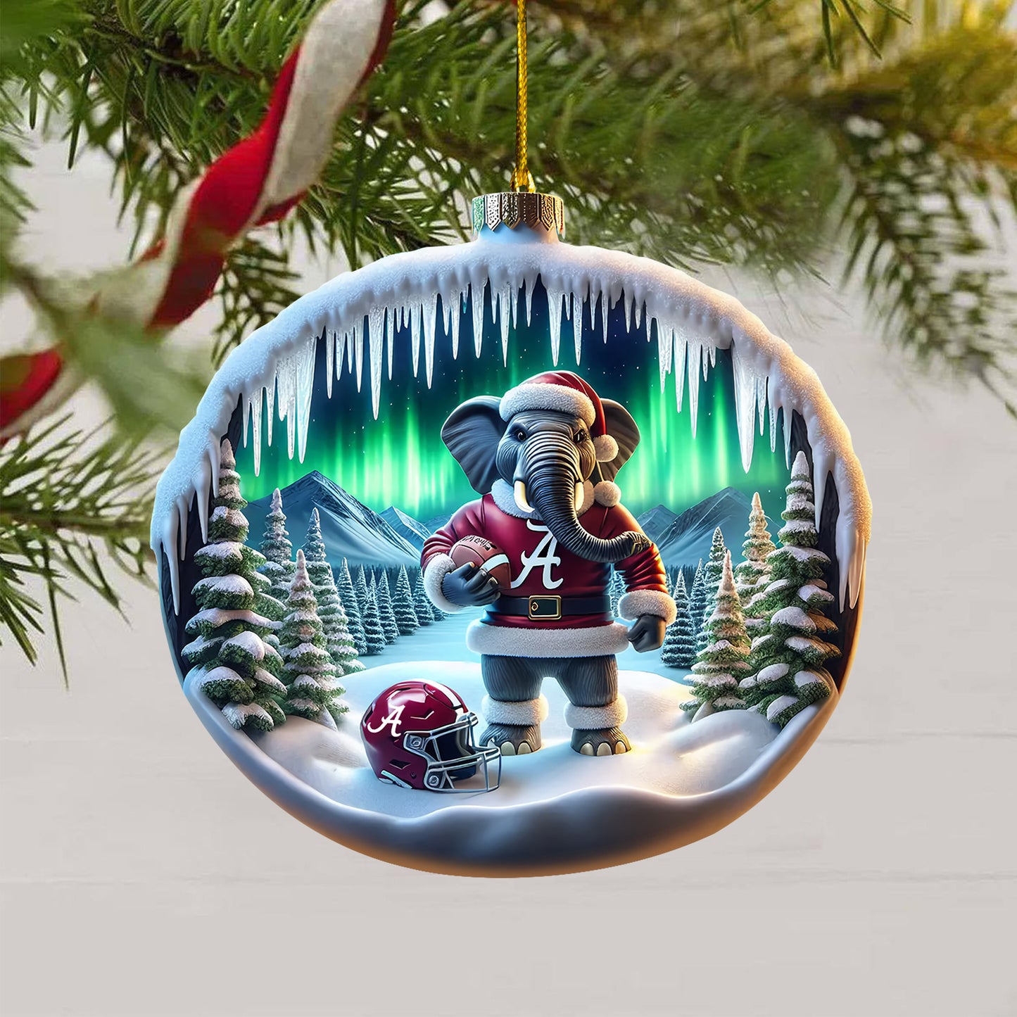 COMBO ACT CHRISTMAS TREE TOPPER WITH ORNAMENT DAT