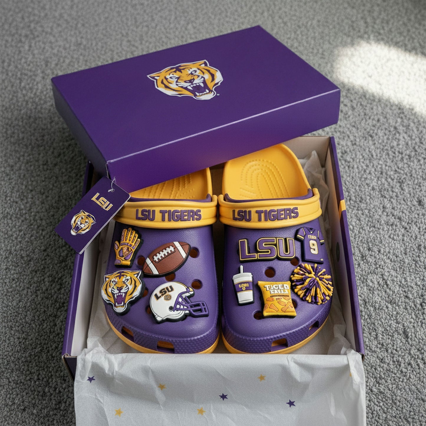 PREMIUM LSU CLOGS HTTT