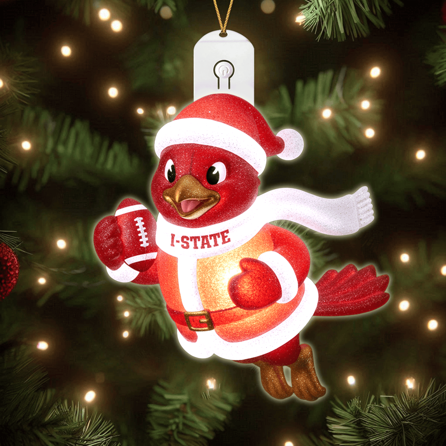 COMBO ISC CHRISTMAS TREE TOPPER WITH LED ORNAMENT LNTH