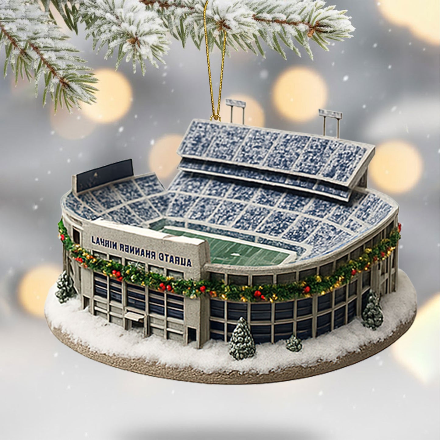 COMBO BYU CHRISTMAS TREE TOPPER WITH ORNAMENT DAT