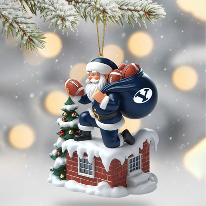 COMBO BYU CHRISTMAS TREE TOPPER WITH ORNAMENT DAT