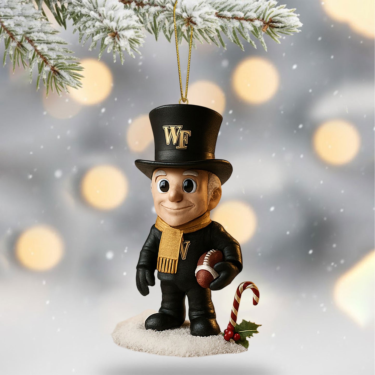 COMBO WFDD CHRISTMAS TREE TOPPER WITH ORNAMENT DAT