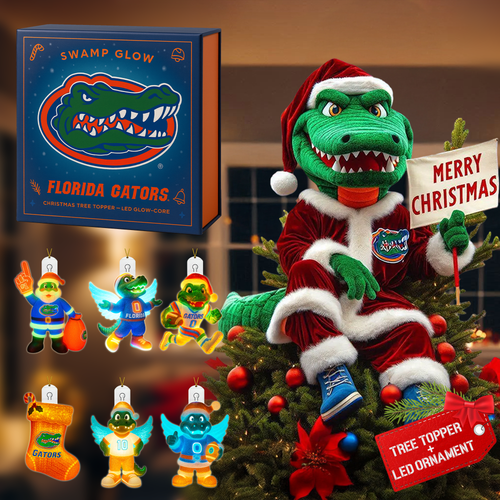 COMBO FGT CHRISTMAS TREE TOPPER WITH LED ORNAMENT LNTH