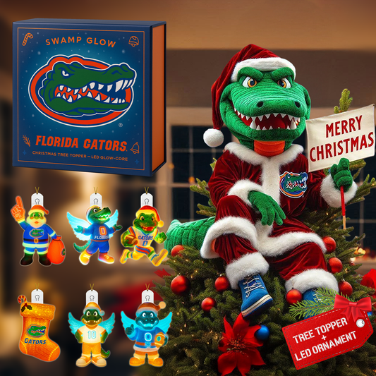 COMBO FGT CHRISTMAS TREE TOPPER WITH LED ORNAMENT LNTH