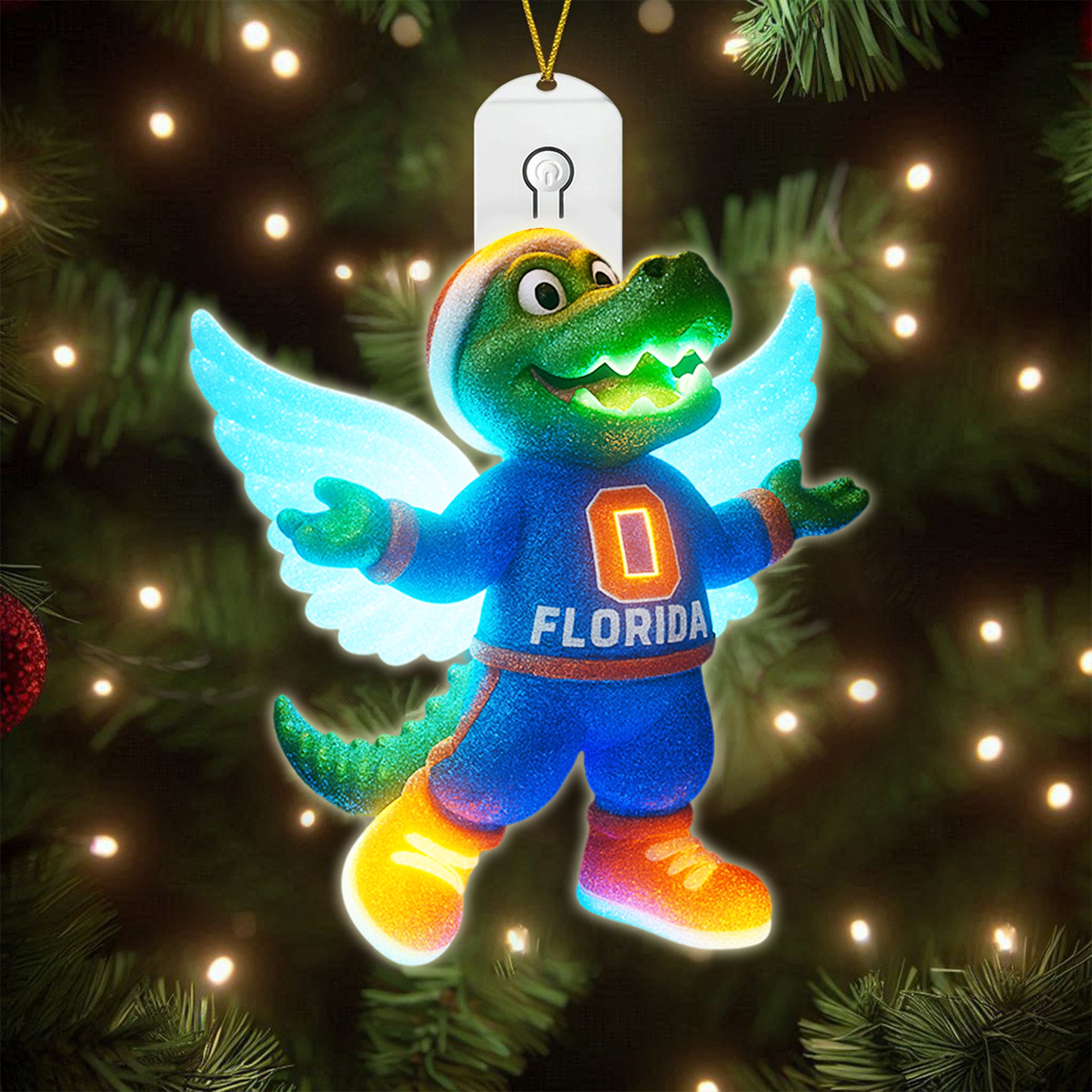 COMBO FGT CHRISTMAS TREE TOPPER WITH LED ORNAMENT LNTH