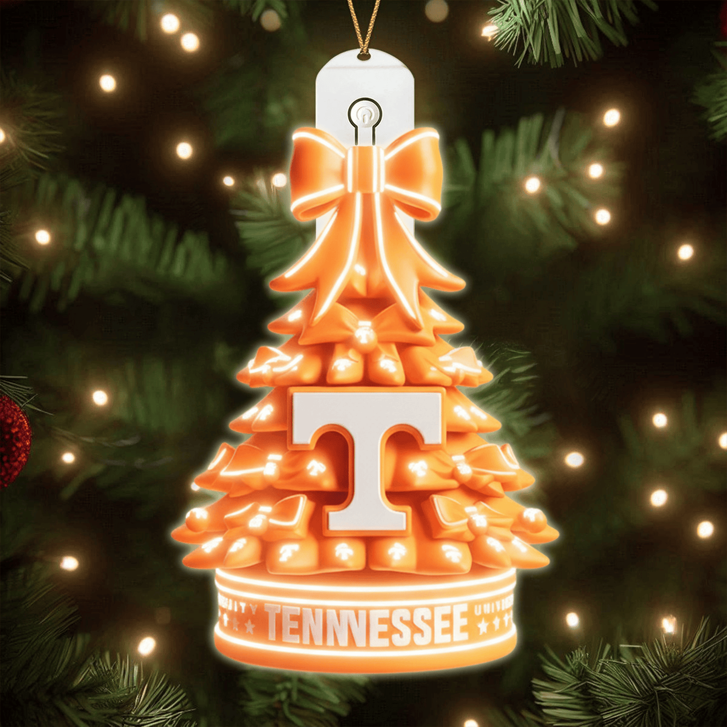 COMBO TNV CHRISTMAS TREE TOPPER WITH LED ORNAMENT LNTH