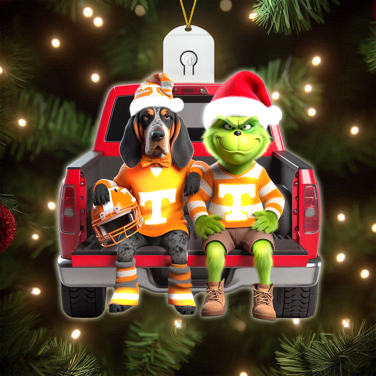 COMBO TNV CHRISTMAS TREE TOPPER WITH LED ORNAMENT LNTH