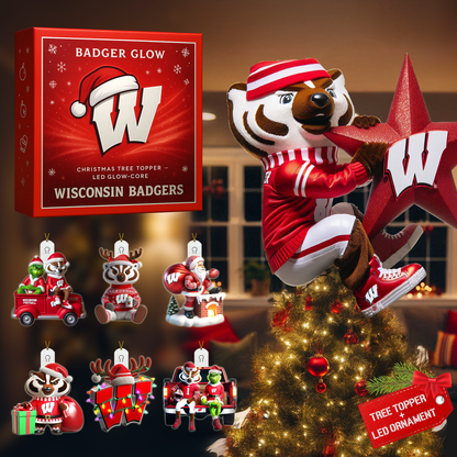 COMBO WBG CHRISTMAS TREE TOPPER WITH LED ORNAMENT LNTH