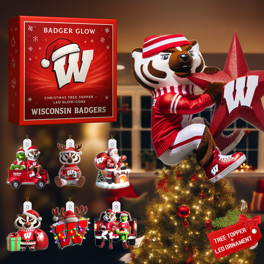 COMBO WBG CHRISTMAS TREE TOPPER WITH LED ORNAMENT LNTH