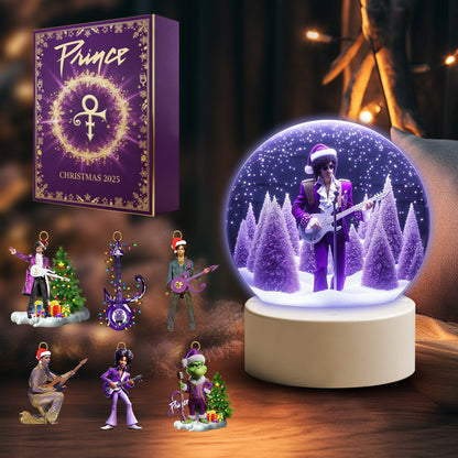 COMBO PRCE CHRISTMAS SNOWBALL LED LIGHT WITH ORNAMENT TNSM