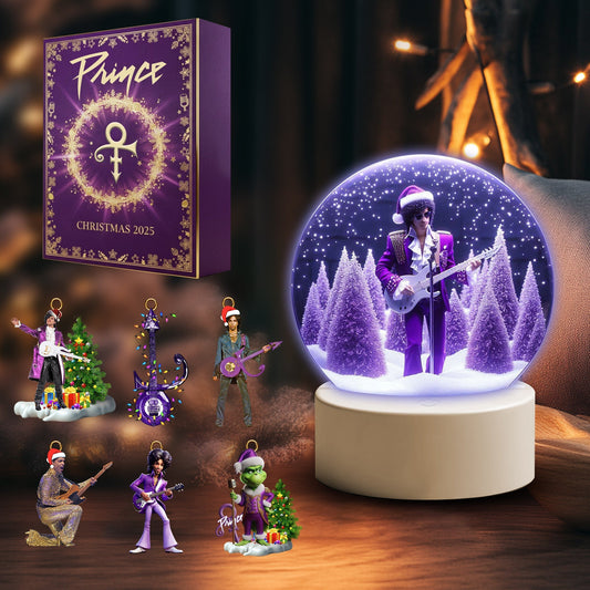 COMBO PRCE CHRISTMAS SNOWBALL LED LIGHT WITH ORNAMENT TNSM