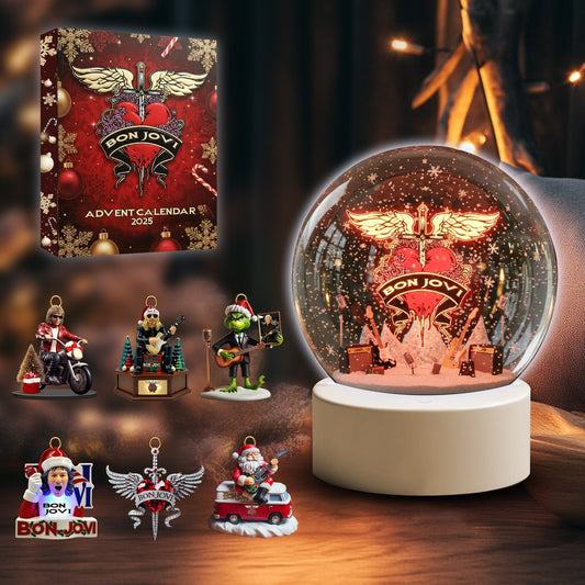 COMBO BJV CHRISTMAS SNOWBALL LED LIGHT WITH ORNAMENT TNSM