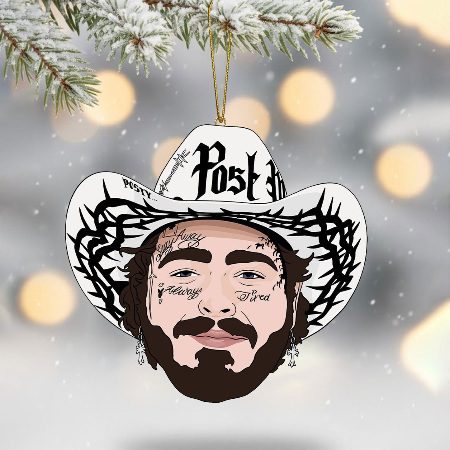 COMBO PTML CHRISTMAS SNOWBALL LED LIGHT WITH ORNAMENT TNSM