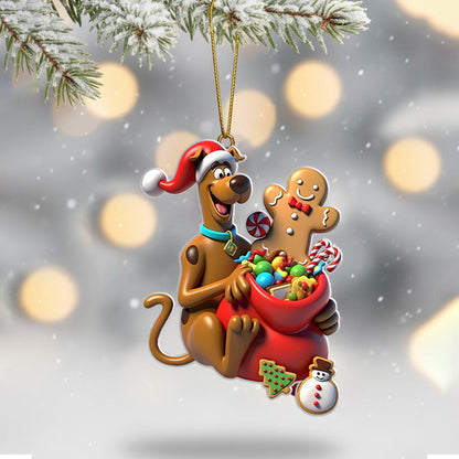 COMBO SCBD CHRISTMAS SNOWBALL LED LIGHT WITH ORNAMENT TNSM