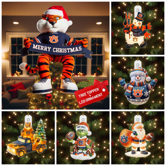 COMBO ABTG CHRISTMAS TREE TOPPER WITH LED ORNAMENT LNTH