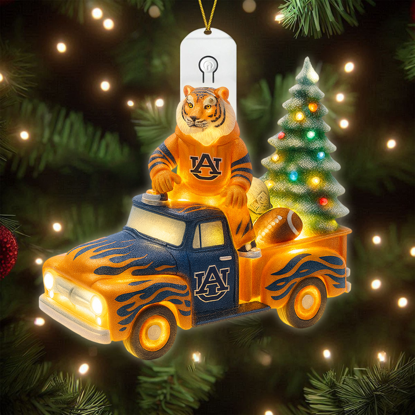 COMBO ABTG CHRISTMAS TREE TOPPER WITH LED ORNAMENT LNTH