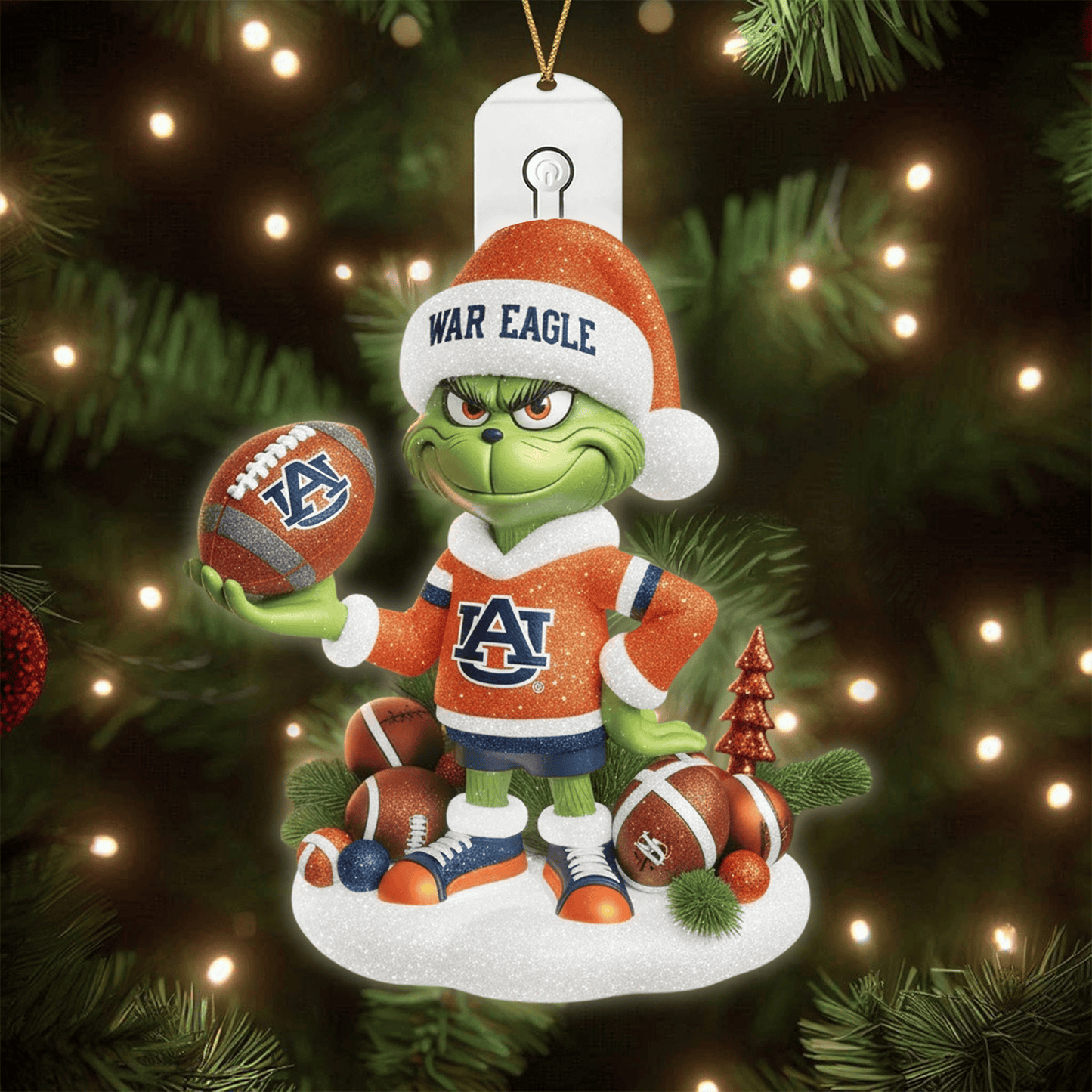 COMBO ABTG CHRISTMAS TREE TOPPER WITH LED ORNAMENT LNTH